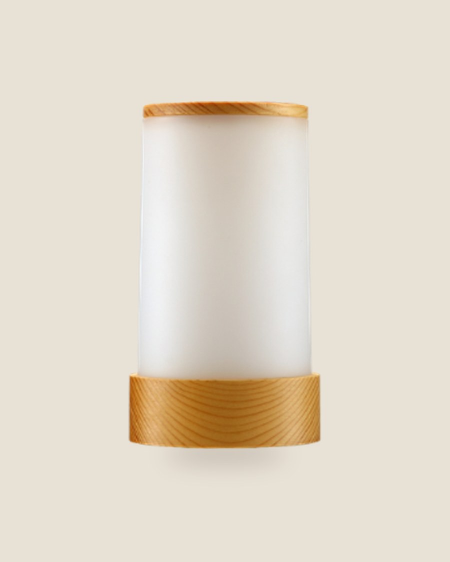 Legno Due oplaadbare tafellamp